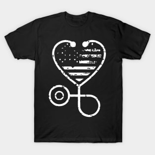 American heart gift for nurses and doctors T-Shirt